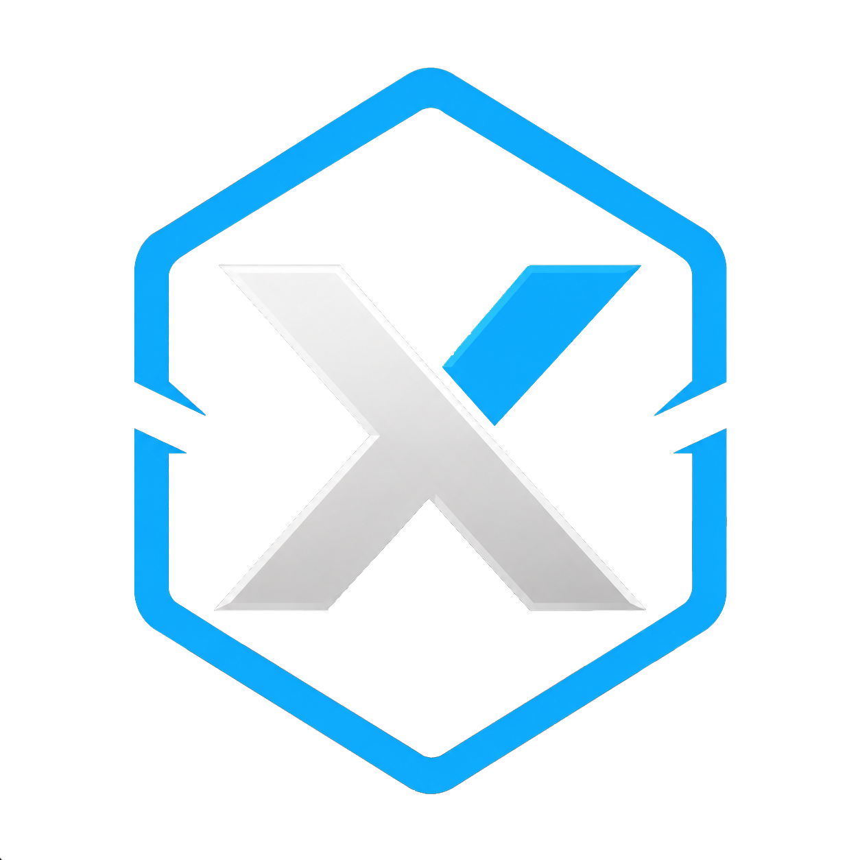 ComX hexagonal X logo